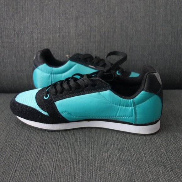 Diesel Only the Brave Black and Teal Size 8.5 Shoes - Picture 11 of 16